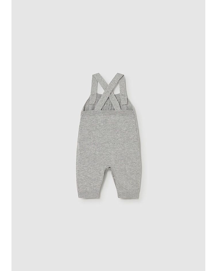 Conj. jardineira tricot