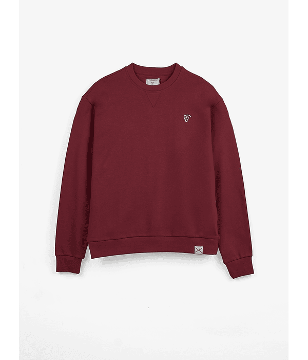 Sweatshirt Básica Burgundy
