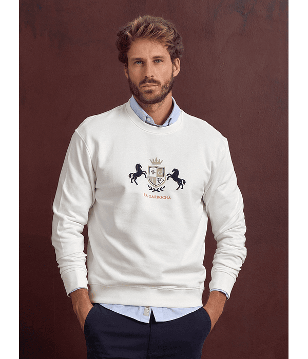 Sweatshirt Escudo Crudo