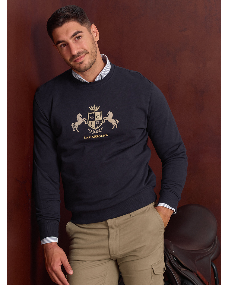 Sweatshirt Escudo Marino