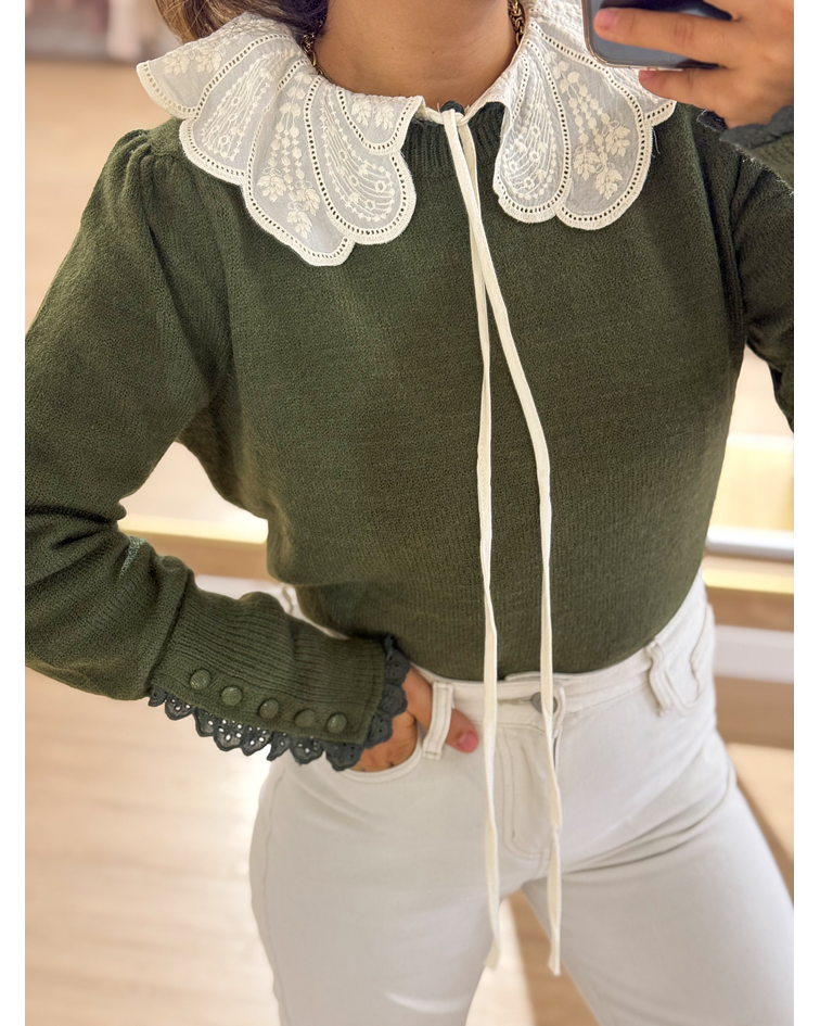 CAMISA GOLA BEBÉ BORDADA