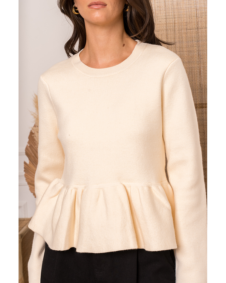 CAMISOLA MALHA FOLHO