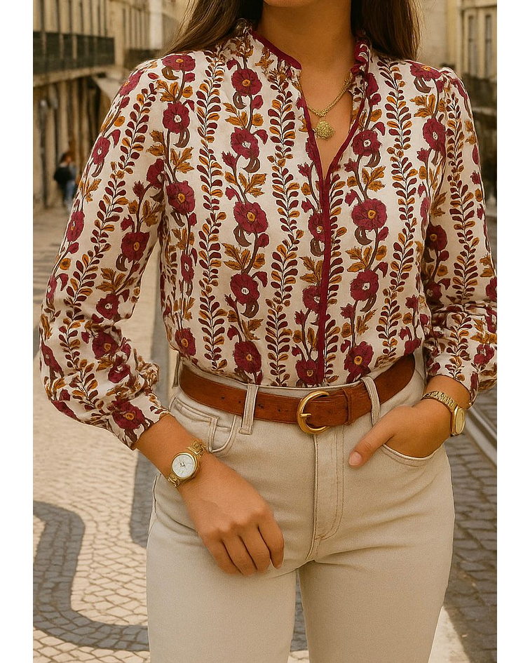 CAMISA ESTAMPADA FLORAL