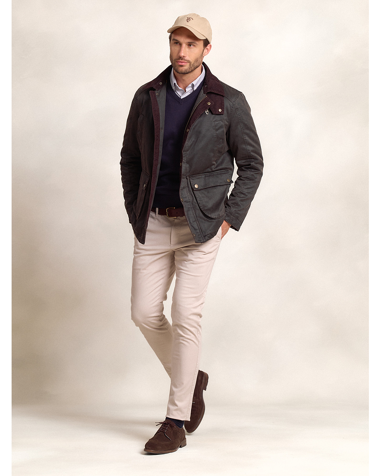 Parka Efeito Encerado | Moka