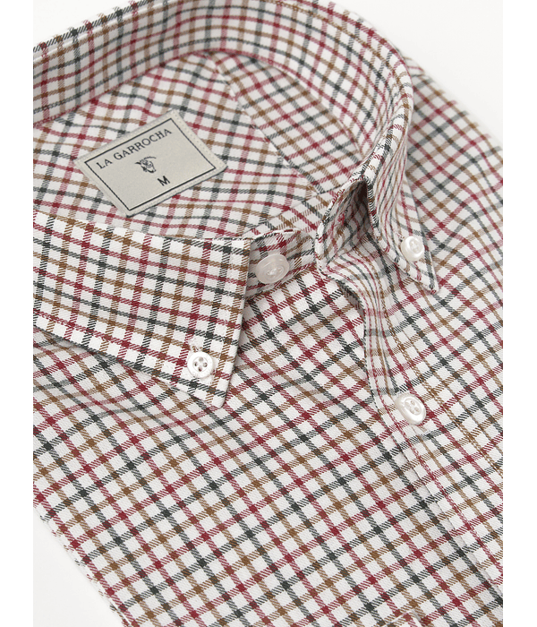 Camisa Xadrez Mini | Burgundy