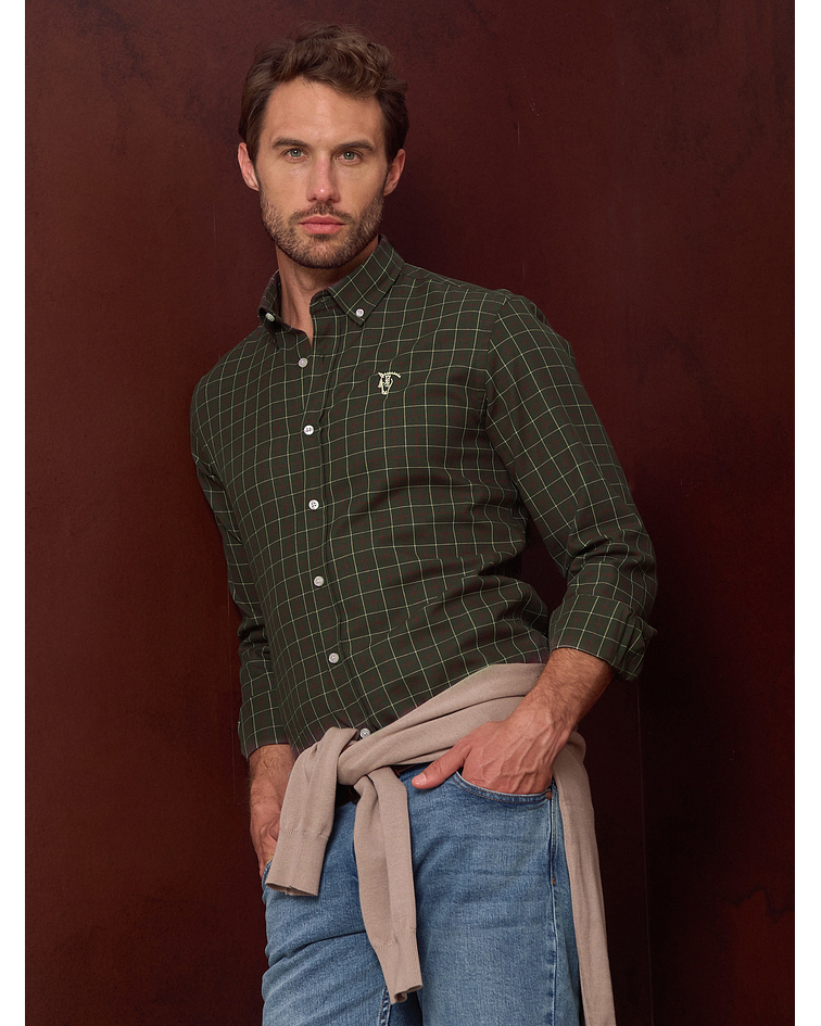 Camisa Xadrez de Viyela | Verde
