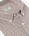 Camisa Xadrez Mini | Burgundy