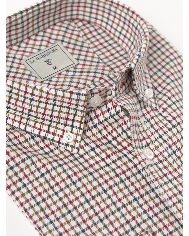 Camisa Xadrez Mini | Burgundy