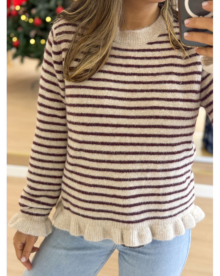 CAMISOLA MALHA RISCAS 