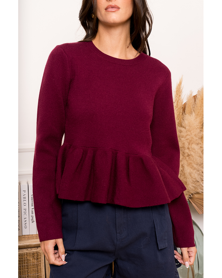 CAMISOLA MALHA FOLHO 