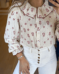 CAMISA GOLA FLORAL