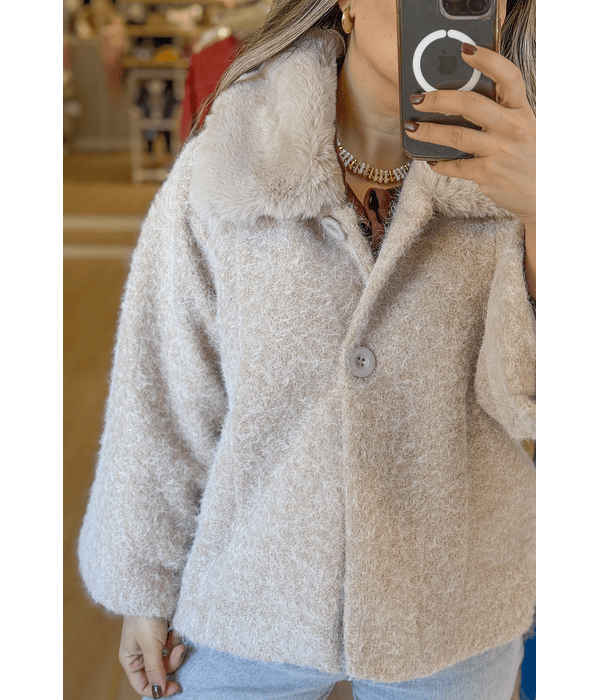 CASACO PELO CAMEL