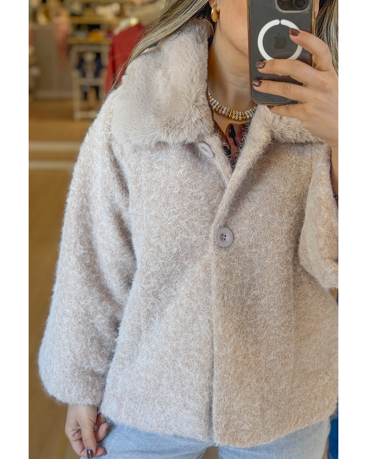 CASACO PELO CAMEL