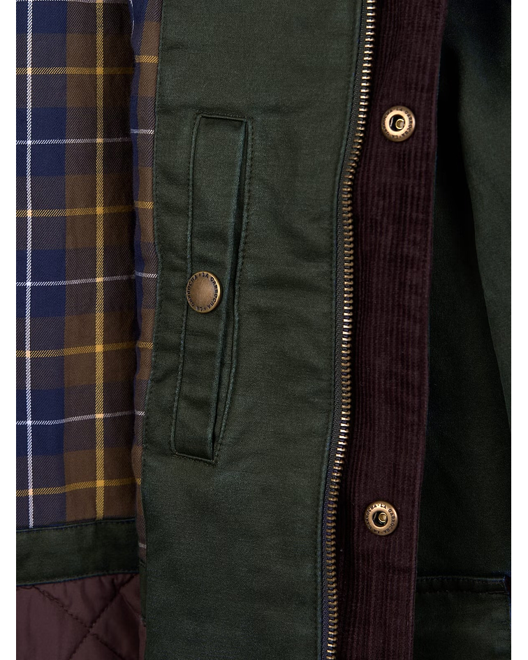 Parka Efeito Encerado | Verde