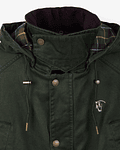 Parka Efeito Encerado | Verde