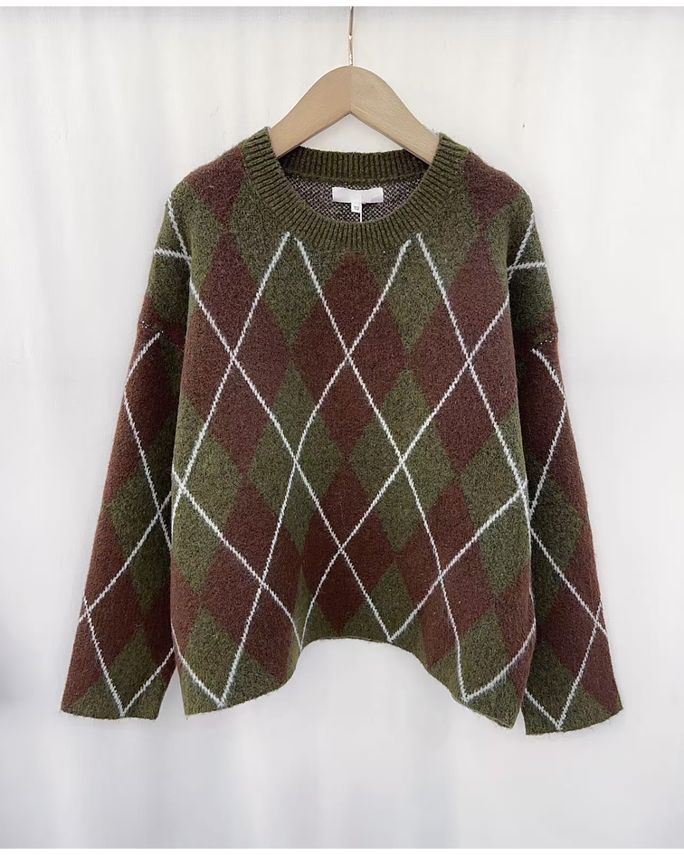 CAMISOLA MALHA LOSANGOS 