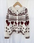 CARDIGA MALHA ESTAMPADO