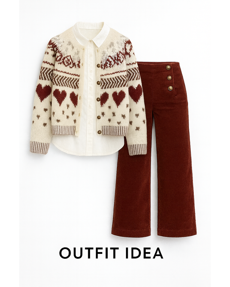 CARDIGA MALHA ESTAMPADO