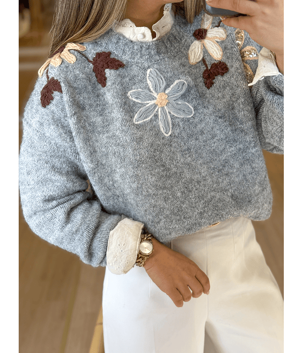 CAMISOLA MALHA COM PORMENORES