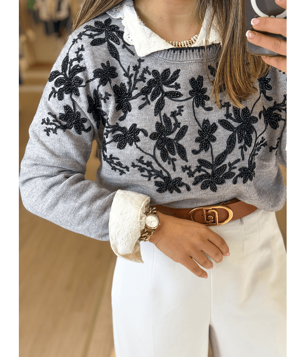 CAMISOLA MALHA COM PORMENORES  