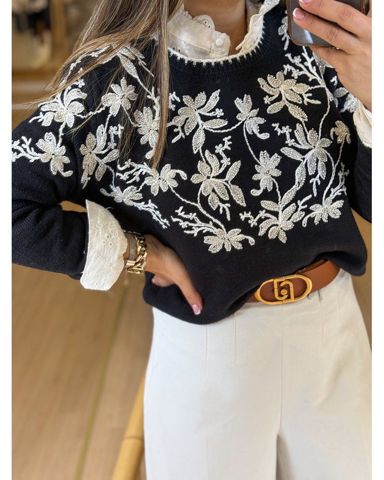 CAMISOLA MALHA COM PORMENORES 