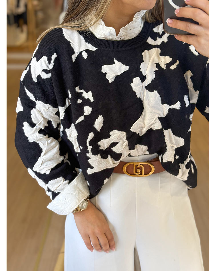 CAMISOLA MALHA COM PORMENORES  