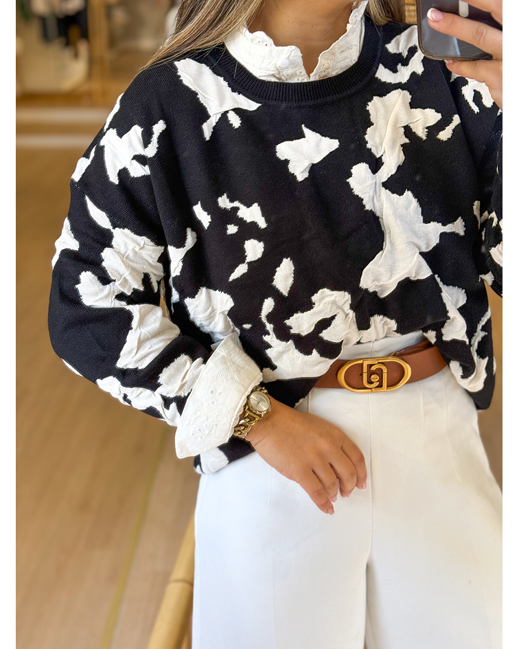 CAMISOLA MALHA COM PORMENORES  