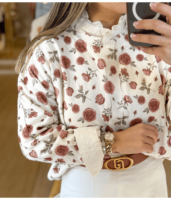 CAMISOLA MALHA ESTAMPADA 