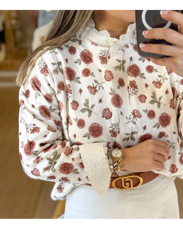 CAMISOLA MALHA ESTAMPADA 