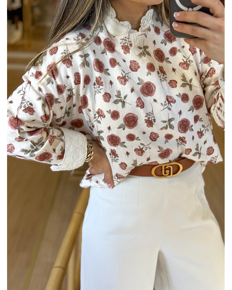 CAMISOLA MALHA ESTAMPADA 