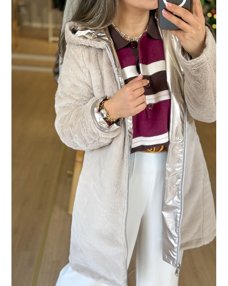 CASACO REVERSÍVEL GOLD