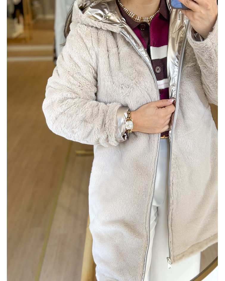 CASACO REVERSÍVEL GOLD