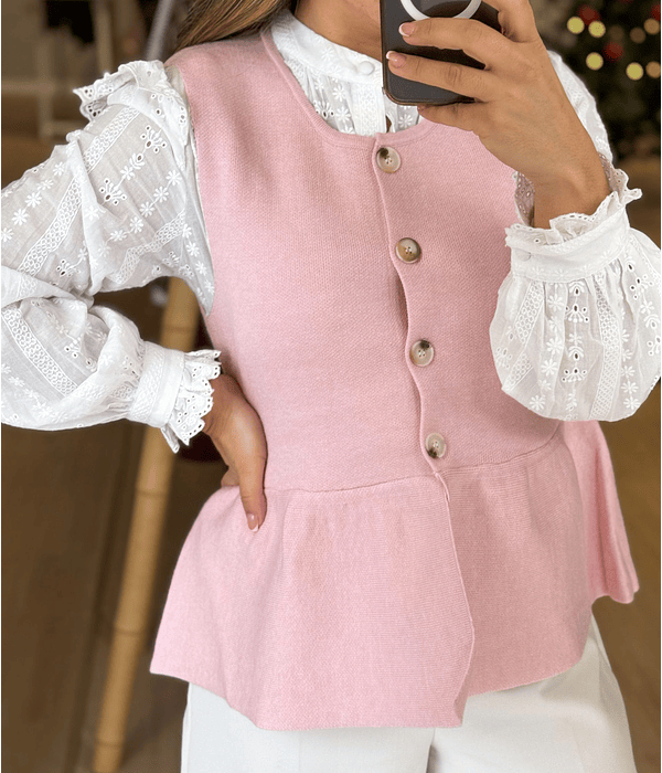 COLETE MALHA ROSA