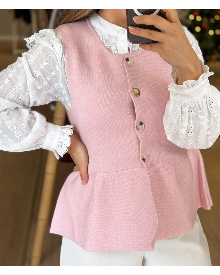 COLETE MALHA ROSA