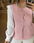 COLETE MALHA ROSA