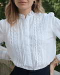CAMISA BORDADA BRANCA 