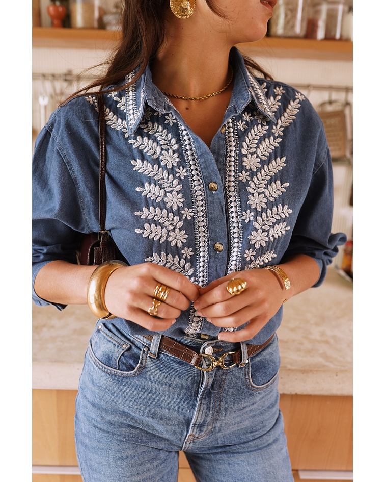 CAMISA GANGA BORDADA