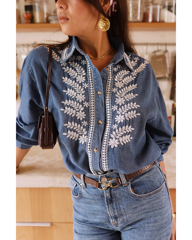 CAMISA GANGA BORDADA