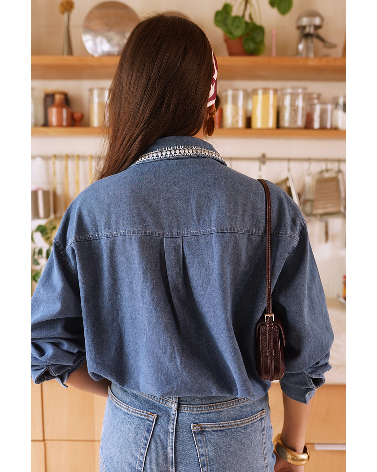 CAMISA GANGA BORDADA