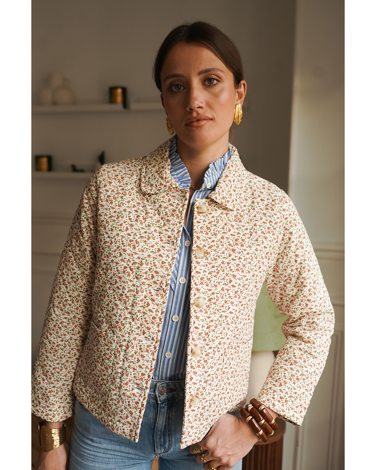 CASACO ESTAMPADO FLORAL