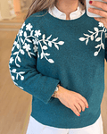CAMISOLA MALHA FLORES