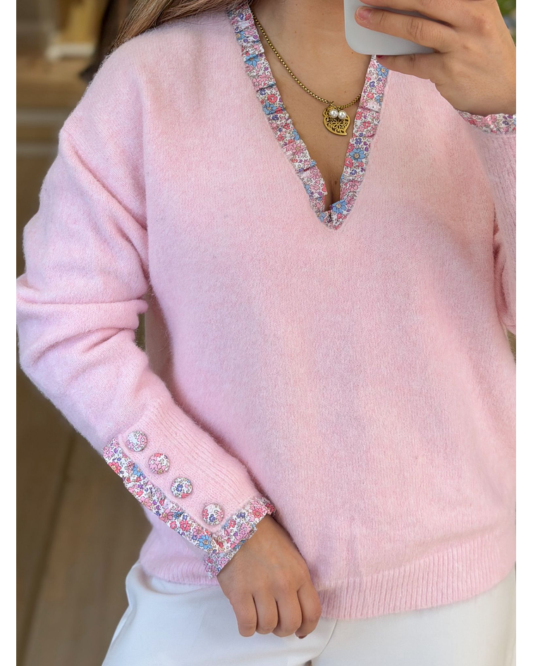 CAMISOLA MALHA COM DECOTE V