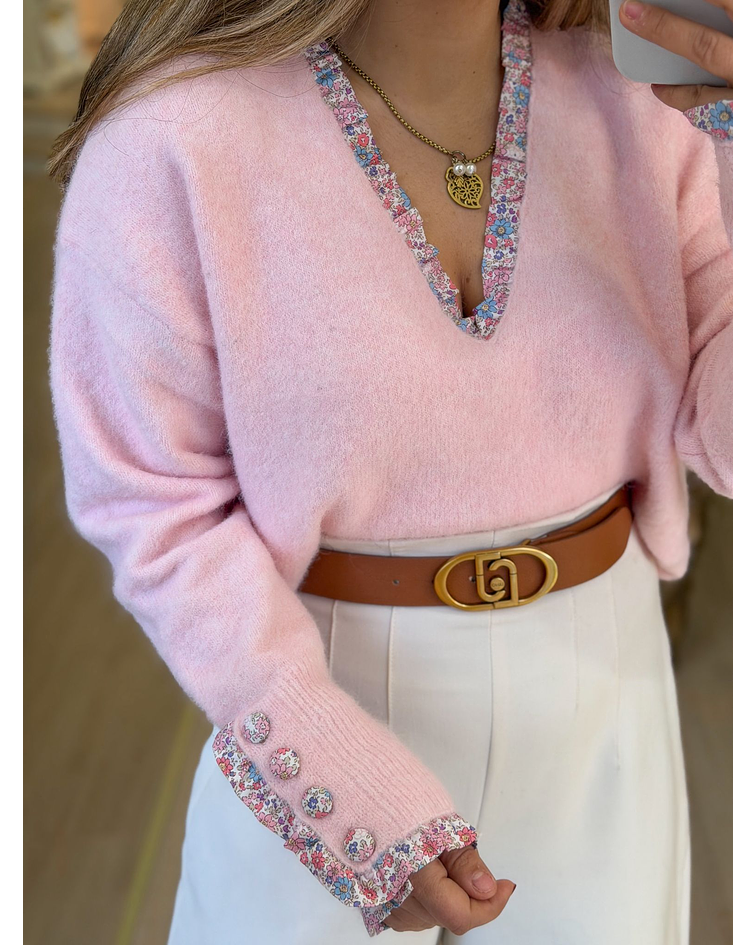 CAMISOLA MALHA COM DECOTE V