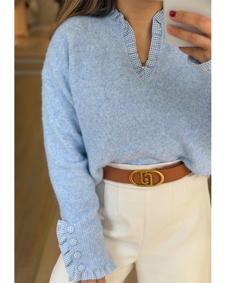 CAMISOLA MALHA COM DECOTE V 