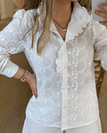 CAMISA BRANCA COM BORDADOS