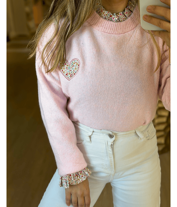 CAMISOLA MALHA PORMENORES FOLHO