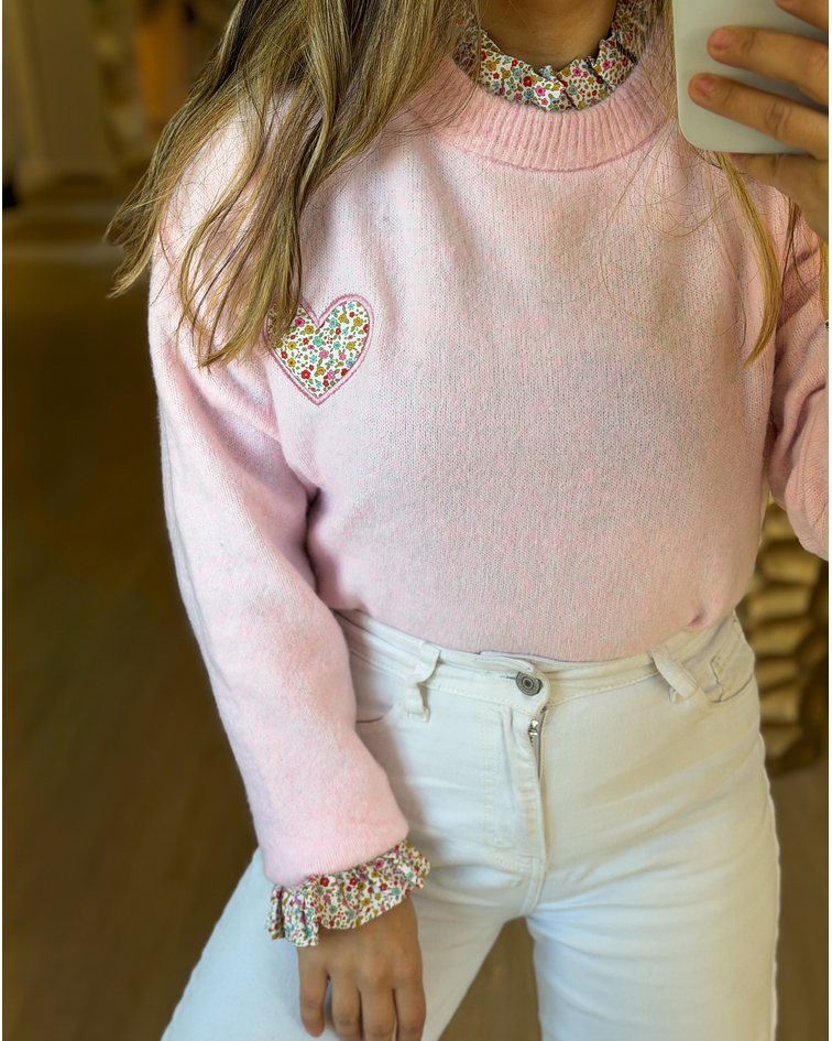 CAMISOLA MALHA PORMENORES FOLHO