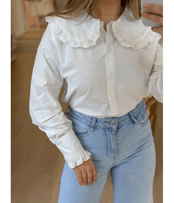 CAMISA GOLA BEBÉ BRANCA