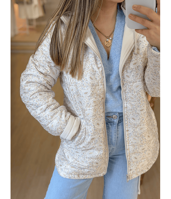 PARKA REVERSÍVEL ESTAMPADA