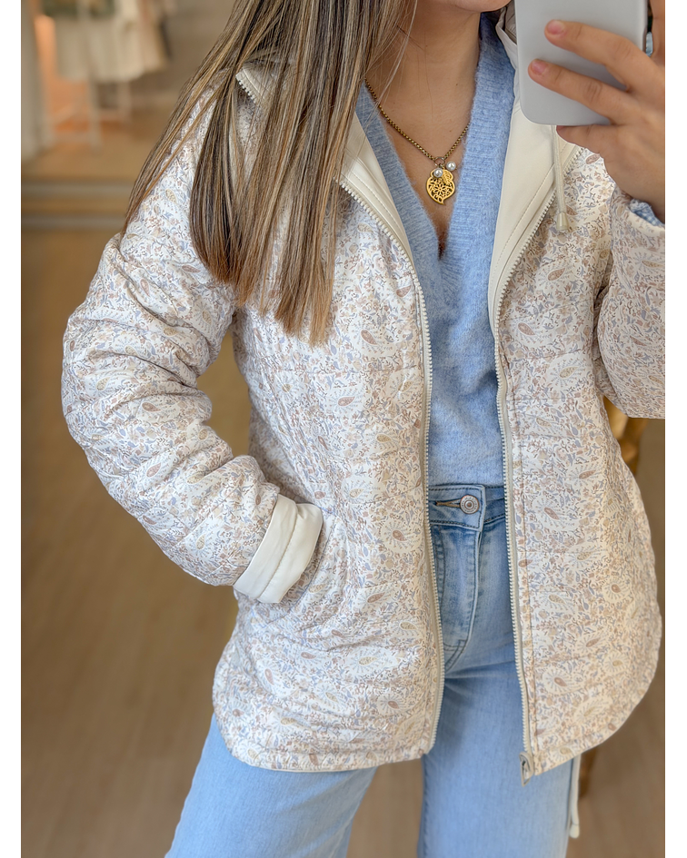 PARKA REVERSÍVEL ESTAMPADA